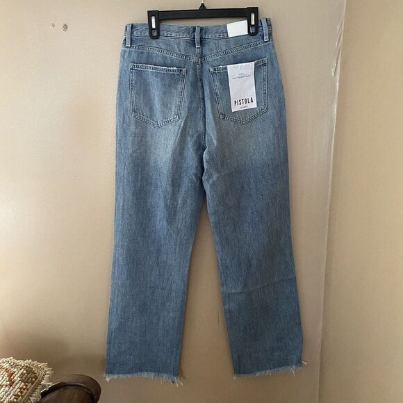 PISTOLA Cassie High Rise Classic Straight Denim Sz 31 Jeans Womens Bayview - Picture 4 of 9